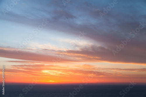 Colorful dramatic sunset. Cape Keri © evannovostro