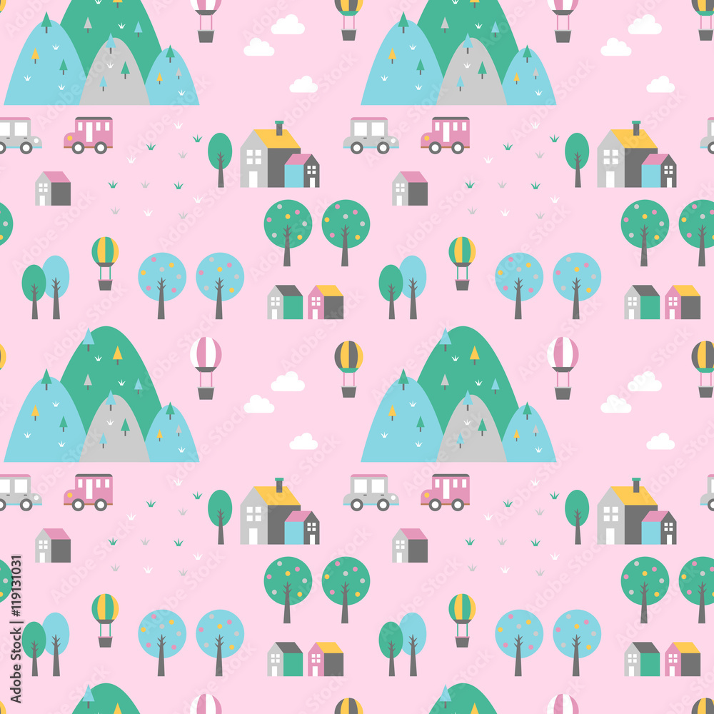 Nature seamless pattern Nature seamless pattern