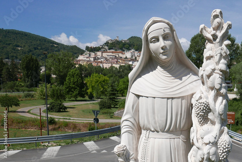 Statua santa Rita da Cascia photo