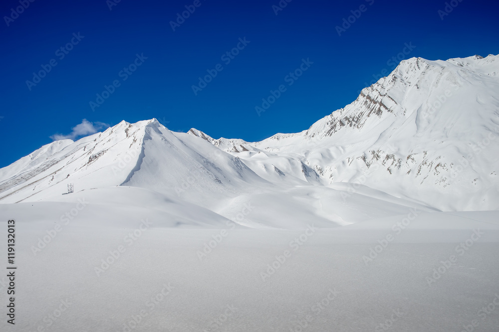  Caucasus mountains in Georgia
