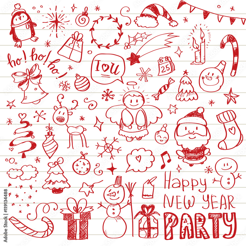 Mega Doodle Design Elements Vector Set Mega Doodle Design Elements Vector Set