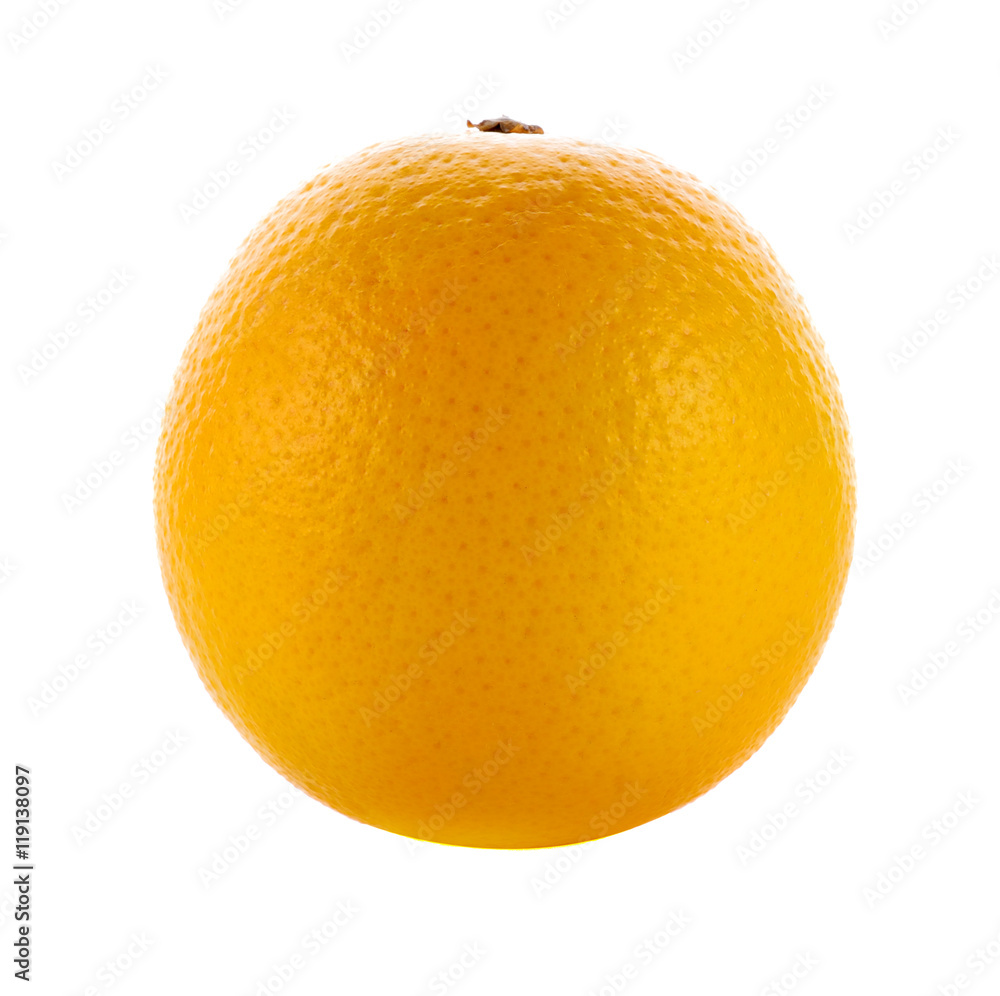 Sweet orange on white background Sweet orange on white background