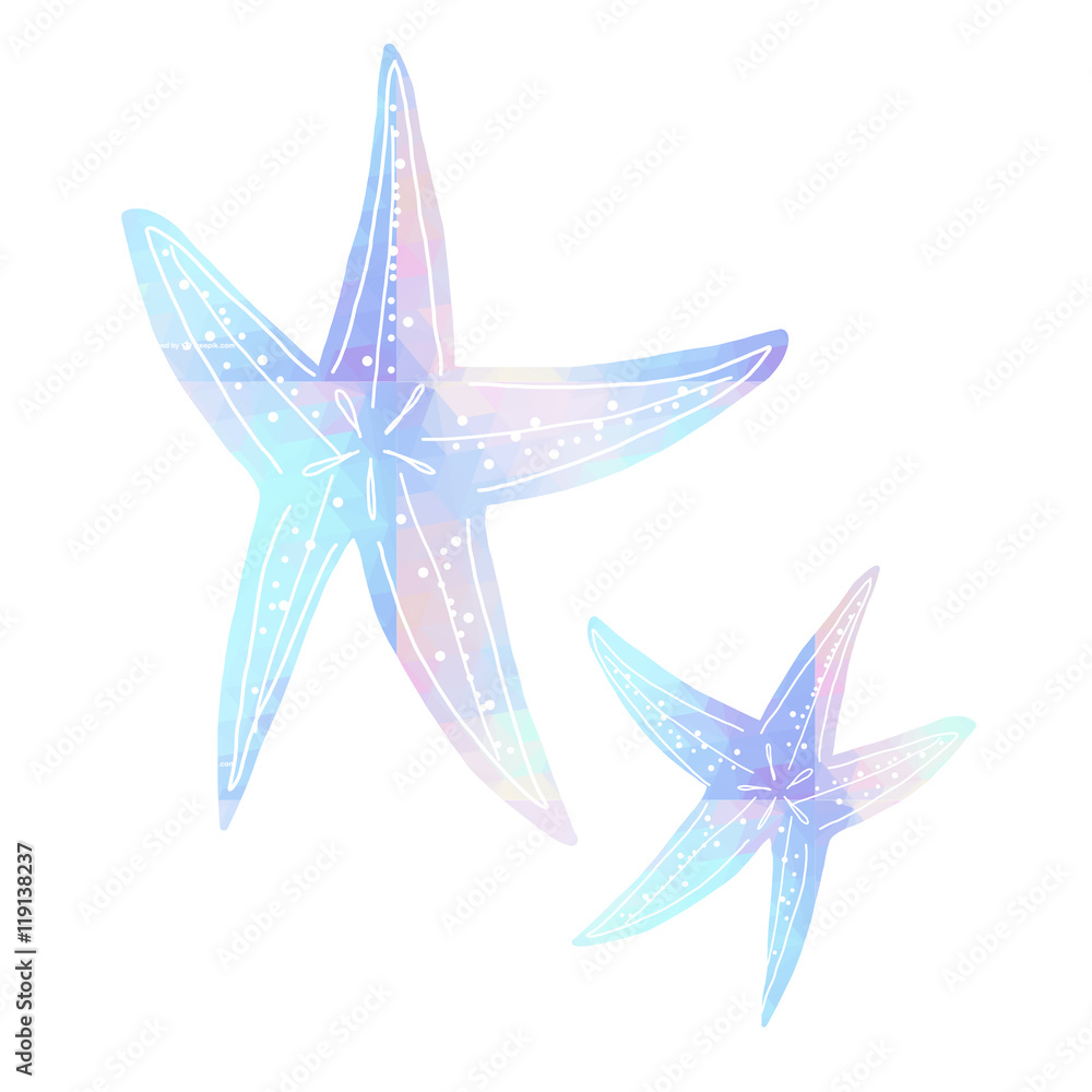 ヒトデ おしゃれな手描きイラスト Stock イラスト Adobe Stock