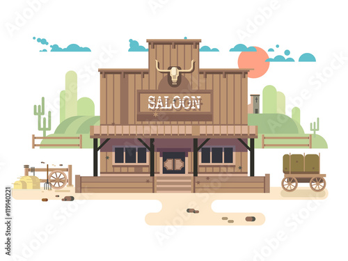 Wild west saloon