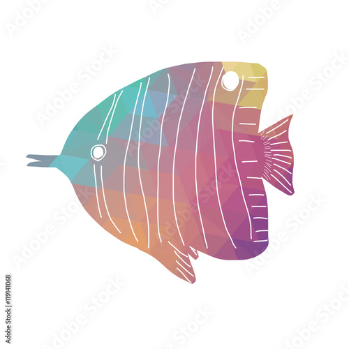 熱帯魚 おしゃれな手描き素材 Stock イラスト Adobe Stock