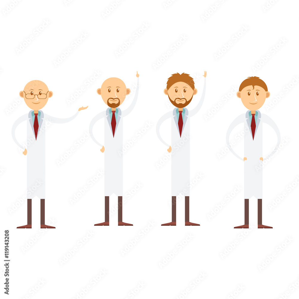 Set of doctors Set of doctors
