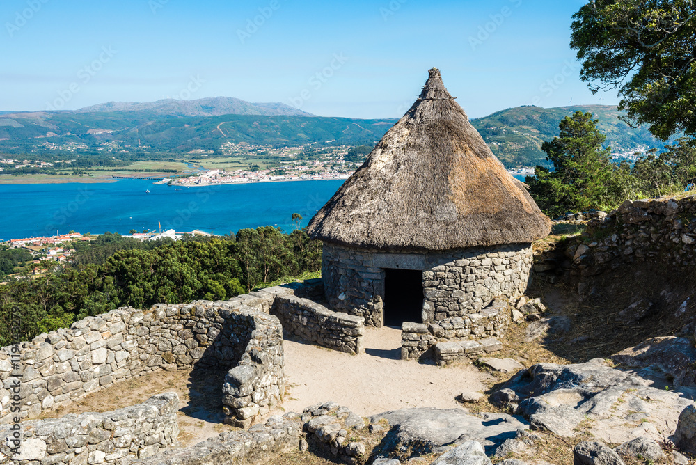 Castro of Santa Tegra in the province of Pontevedra, Spain
