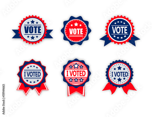 Voting Badges and Stickers for Elections