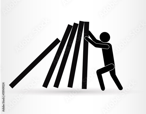  difficulties on the road to success. Vector eps10