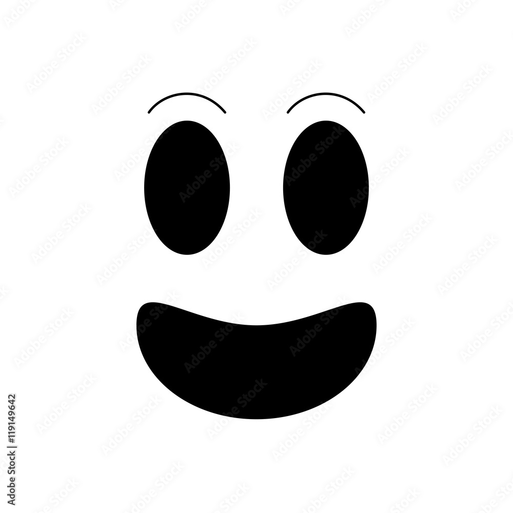 flat design smile emoticon icon vector illustration flat design smile emoticon icon vector illustration