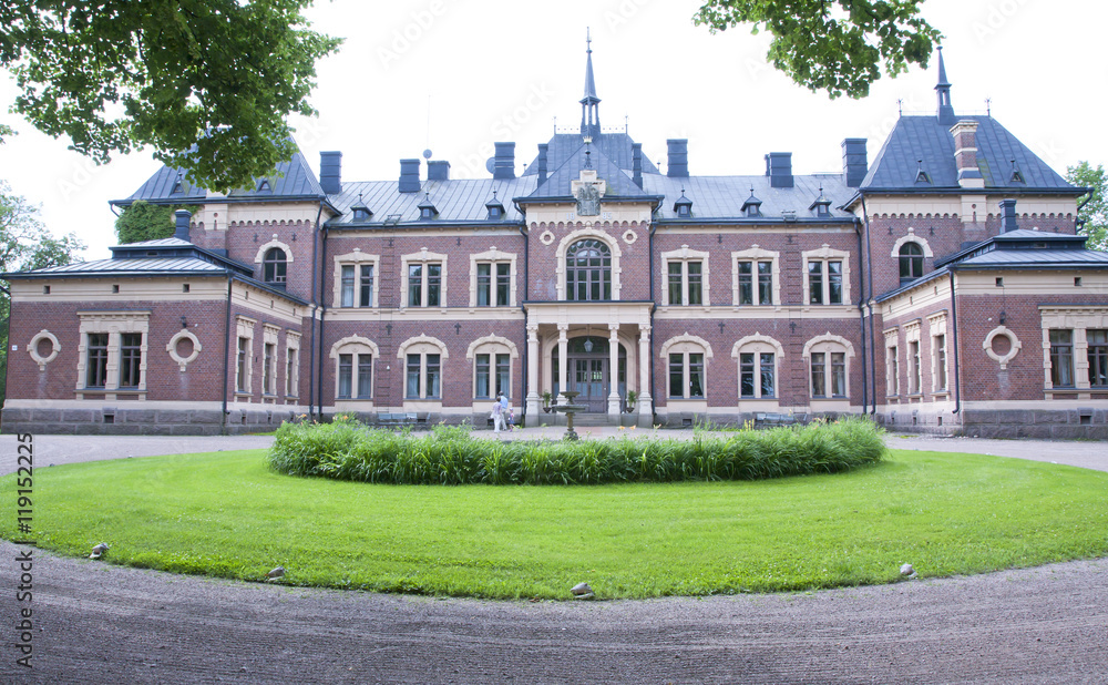 Malmgard, Finland. The Manor House