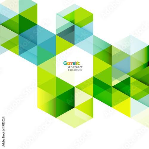 Abstract geometric modern template for business or technology presentation and space for your text or subject, vector illustration