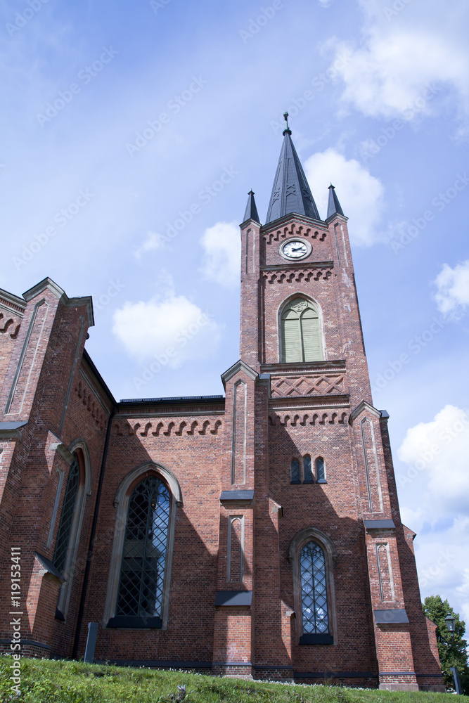 View of the Church Loviisa, Finland
