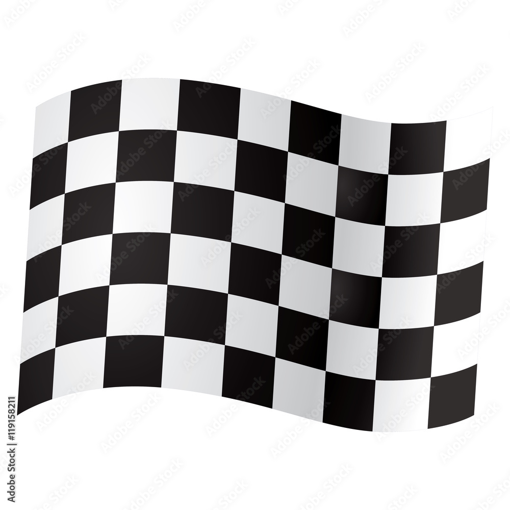 Fototapeta premium Isolated flag