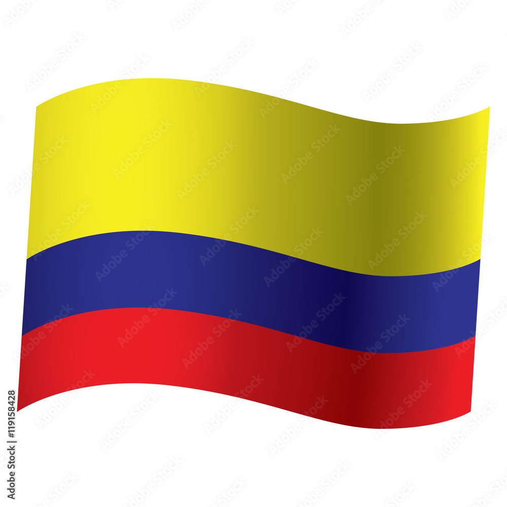 Fototapeta premium Isolated flag