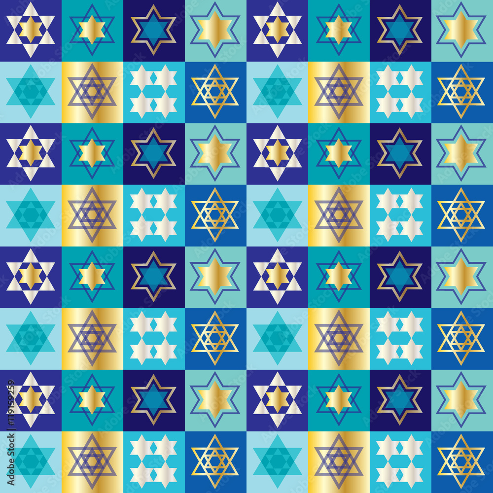 Jewish Stars pattern Jewish Stars pattern
