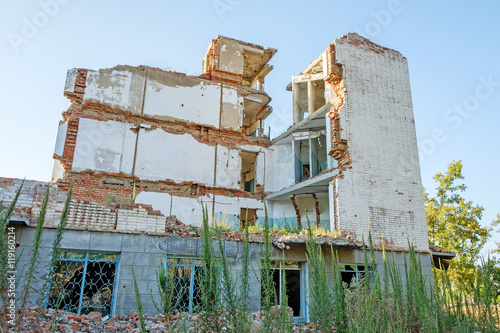 Old abandoned derelict building