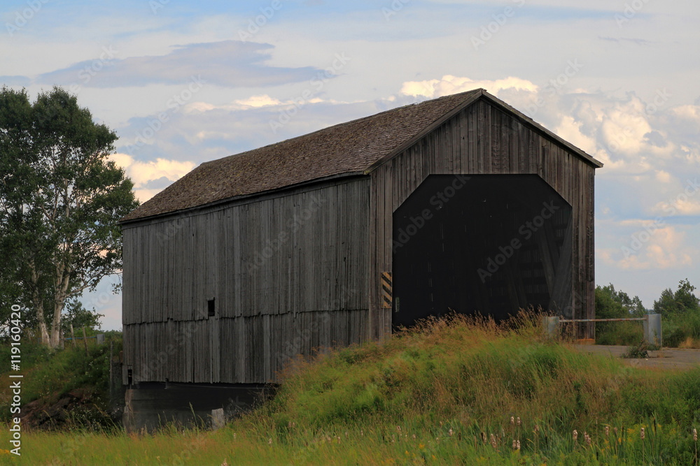 Wooden Covered Bridge in New Brunswick Wooden Covered Bridge in New Brunswick