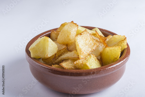 Patatas bravas typical spanish