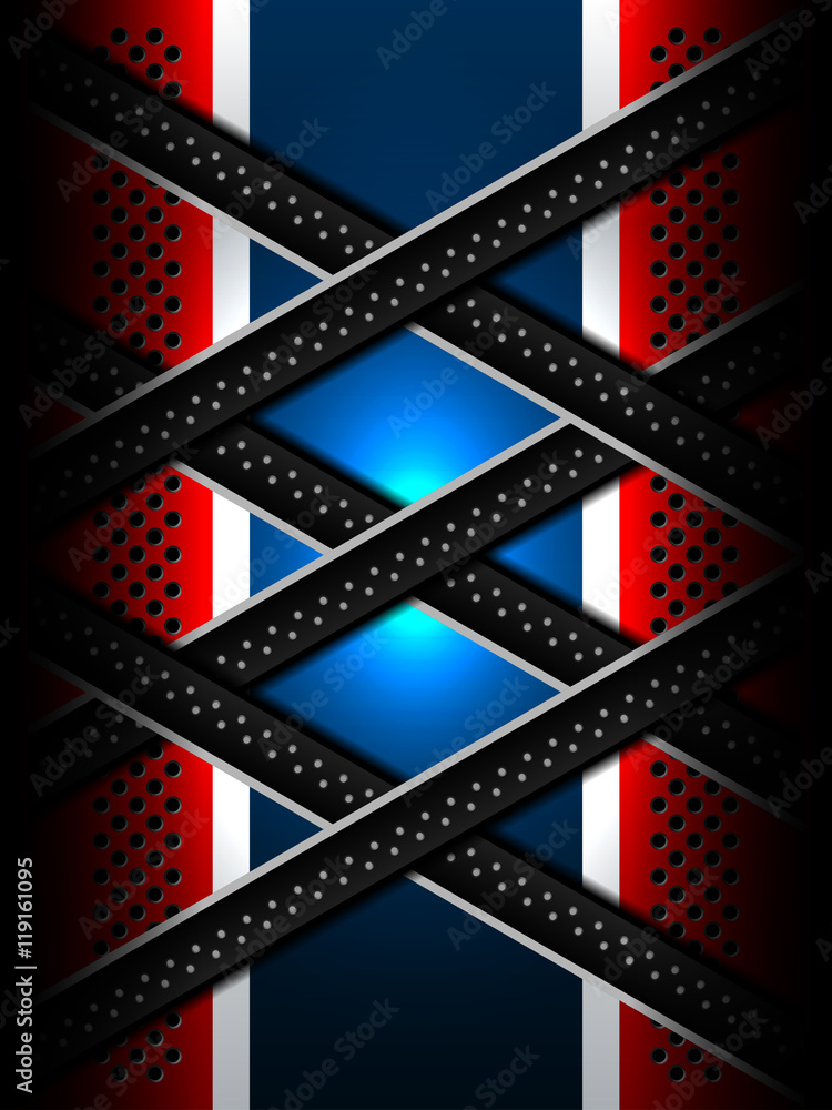 red blue metal lines backgrounds designs, Vector Illustration