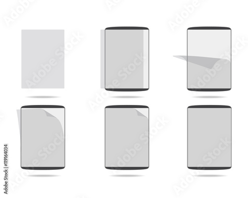 apply screen protector tablet computers