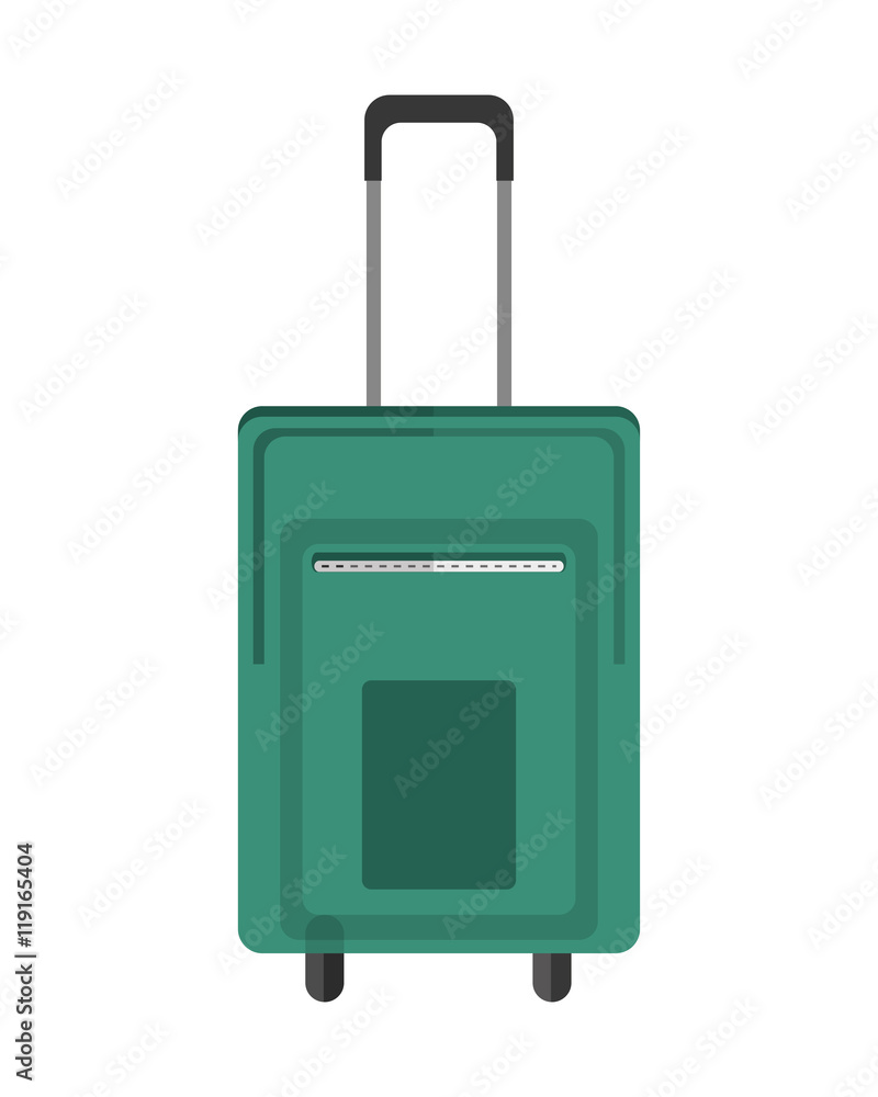 bag baggage luggage travel trip icon. Flat and isolated design. Vector illustration bag baggage luggage travel trip icon. Flat and isolated design. Vector illustration