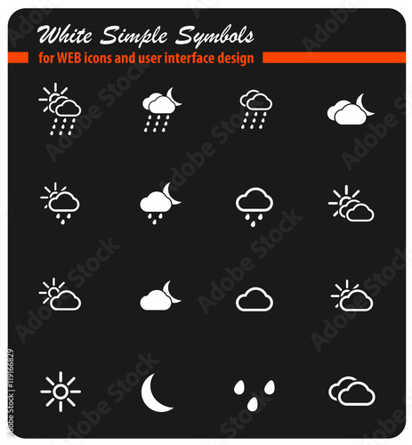 Weather simply icons