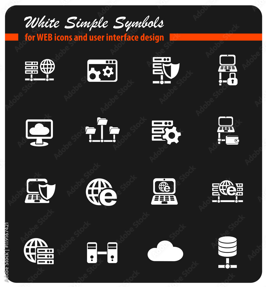 server icon set server icon set