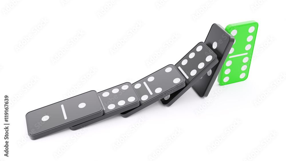 Domino effect barrier concept