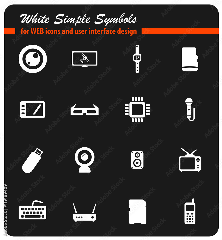 Gadgets simply icons Gadgets simply icons