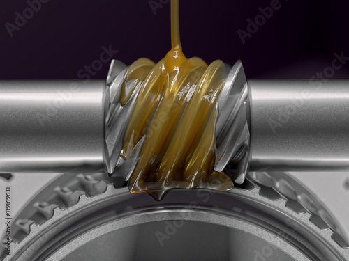 Εκτύπωση καμβά Oiling Gears