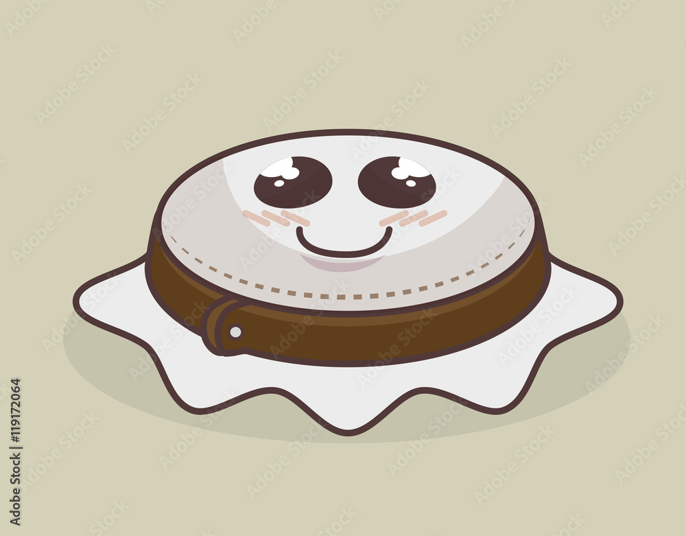 drum embroidery character icon vector illustration graphic drum embroidery character icon vector illustration graphic
