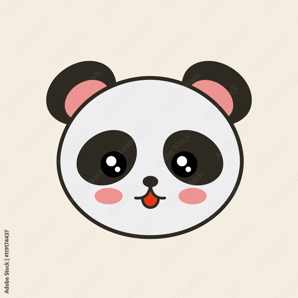 cute bear panda tender isolated icon cute bear panda tender isolated icon
