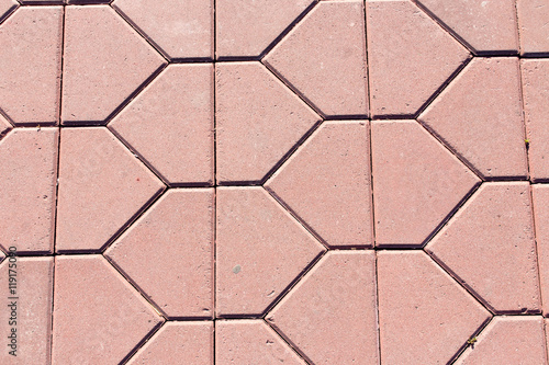 paving on the road as a background