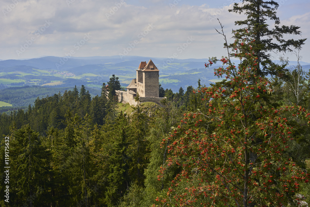 The Kasperk castle in Czech Republic