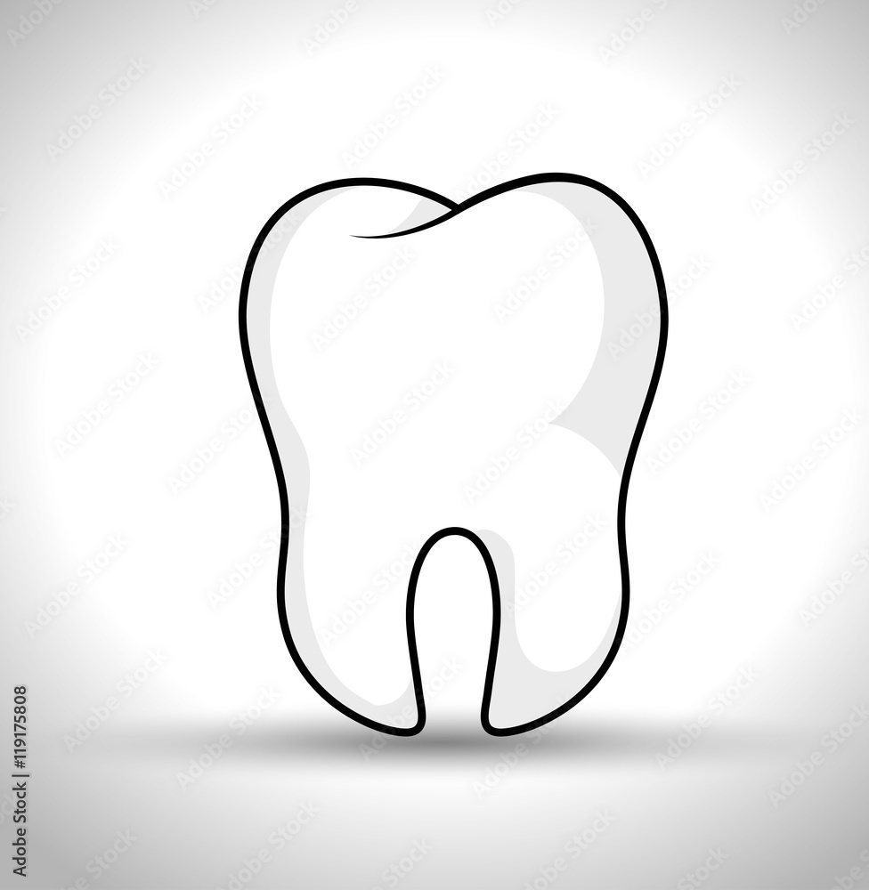 tooth human seal icon vector illustration graphic tooth human seal icon vector illustration graphic