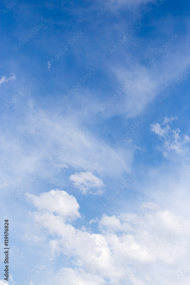 clouds in the blue sky clouds in the blue sky