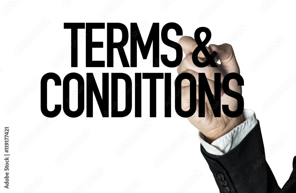 Foto de Terms Conditions do Stock Adobe Stock Foto de Terms Conditions do Stock Adobe Stock