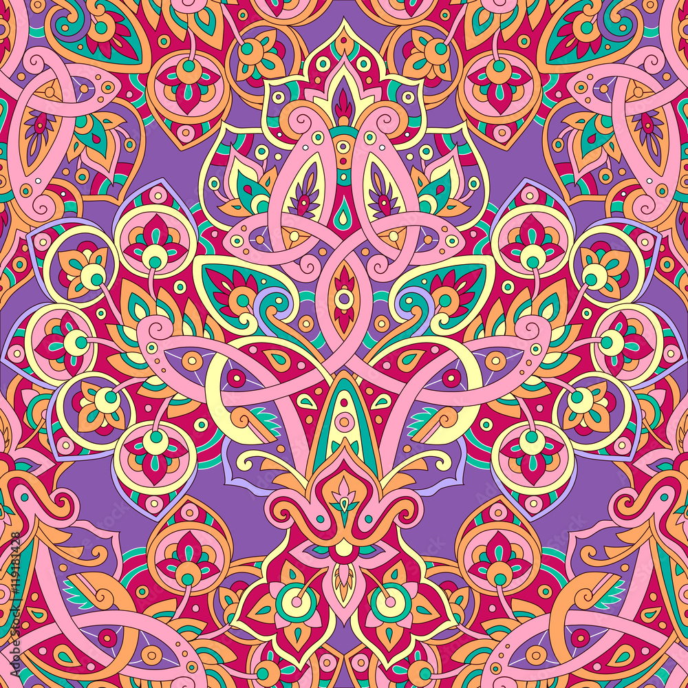 Ethnic seamless pattern. Ethnic seamless pattern.