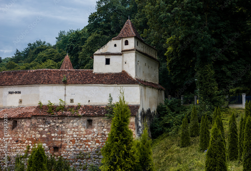 Weaver's Bastion in Brasov city in Romania