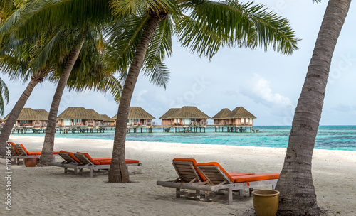 Fototapeta Naklejka Na Ścianę i Meble -  Finolhu, Gasfinolhu Island, Maldives Jun 2016.  