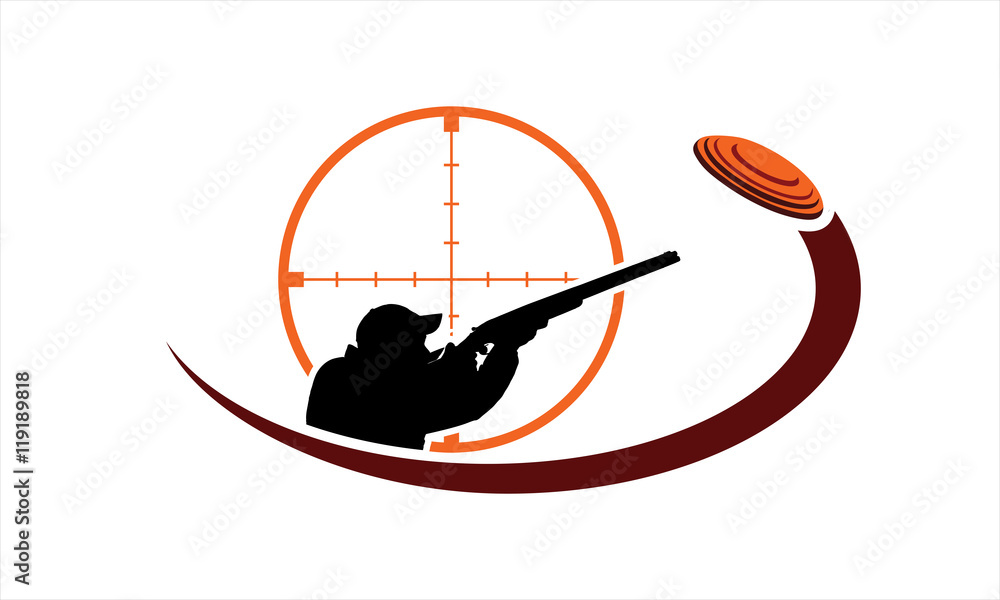 skeet-shooting-logo-stock-vector-adobe-stock