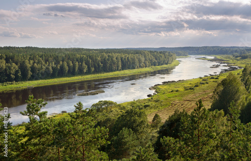 River Daugava in Latvia.