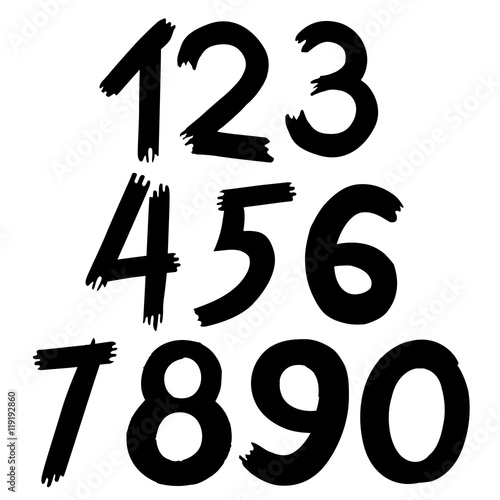 vector of digital number