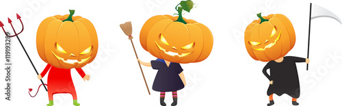 Kids Wearing Halloween Costumes