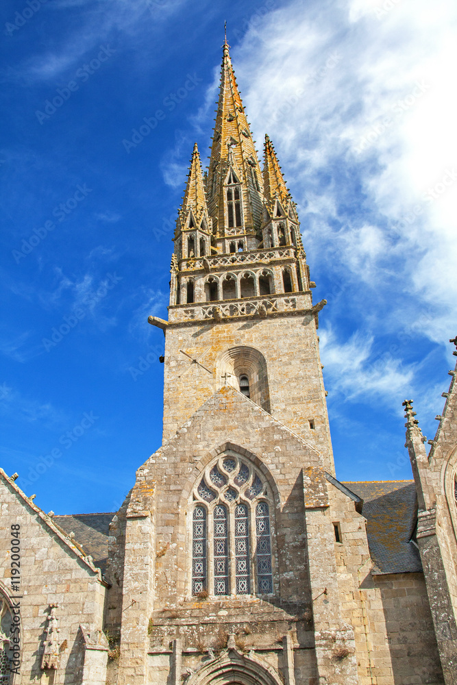 L'église Notre Dame de Rescudon de Pont Croix, Finistère 