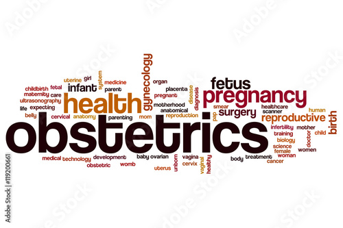 Obstetrics word cloud