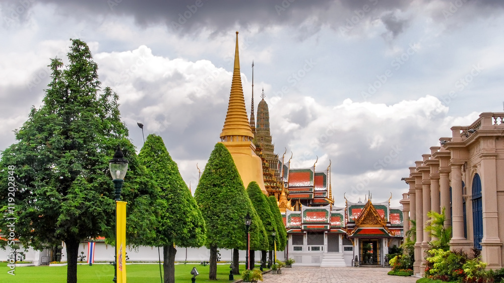 Obraz premium Temple architecture Bangkok Thailand