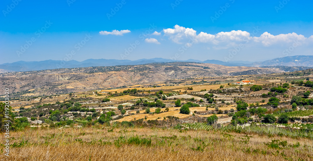 Cyprus mountain landscape