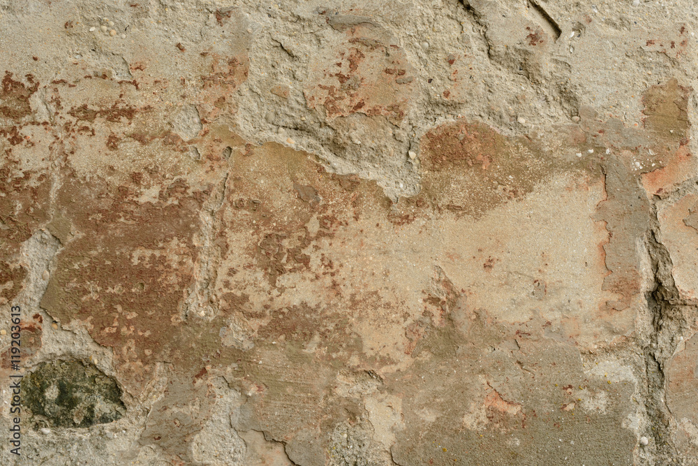 Wall fragment with scratches and cracks Wall fragment with scratches and cracks